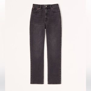 Abercrombie and Fitch The 90s Ultra High Rise Straight Leg Jeans